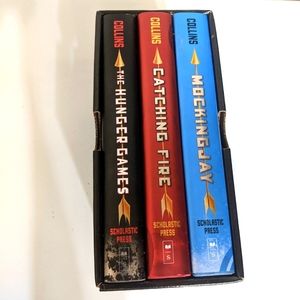 The Hunger Games trilogy books.